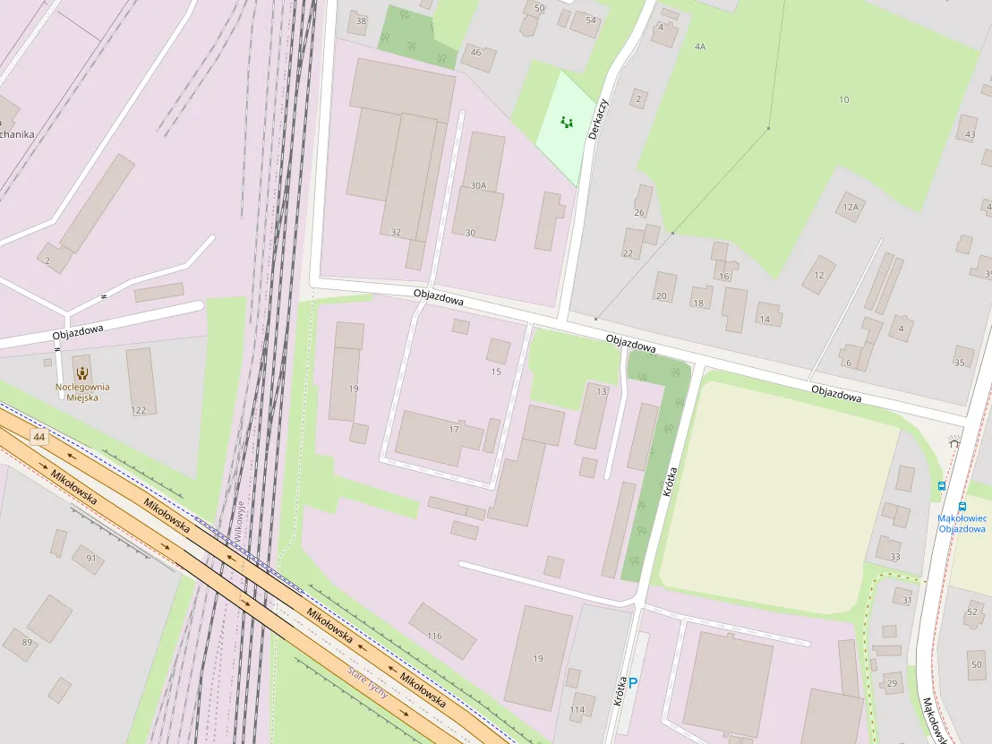 Map of Objazdowa 15, 43-100 Tychy, open in OpenStreetMap